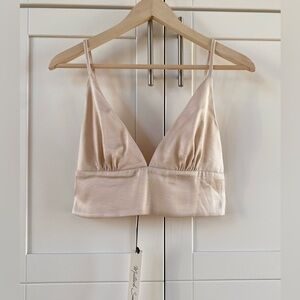 NWT Mustard Seed Crop Top Bralette